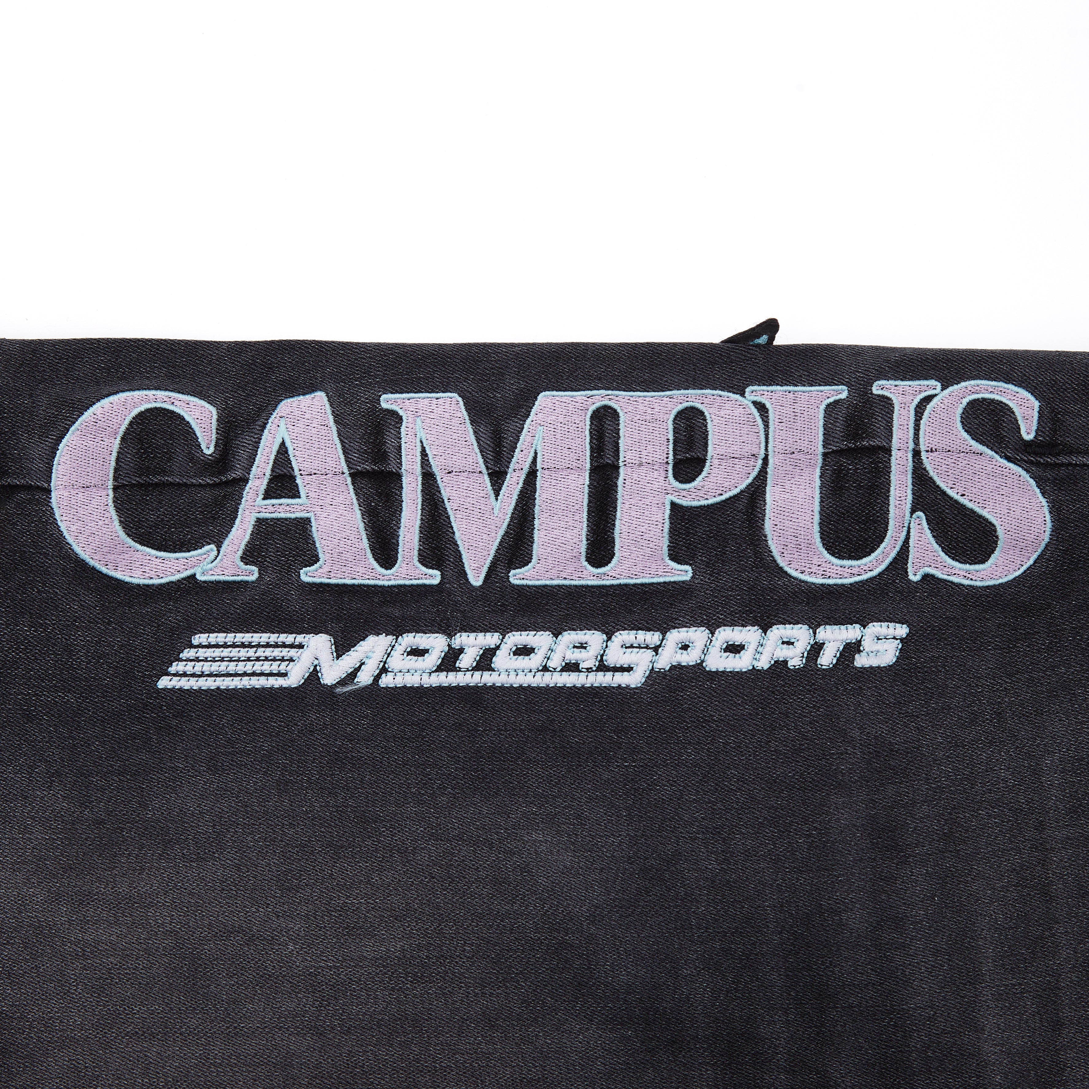 Motor Sports Denim Shorts - Washed Black